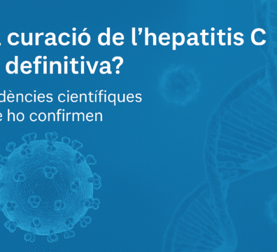 Imatge divulgativa sobre la curació de l’hepatitis C amb AMTHC